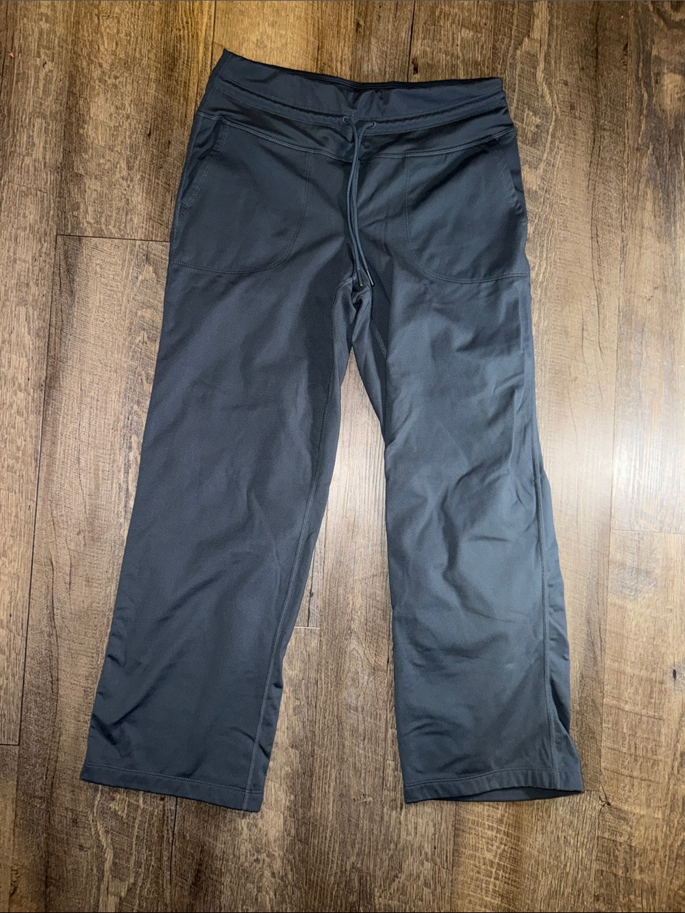Mondetta Women's Wide-Leg Track Pants with Drawstring Waist